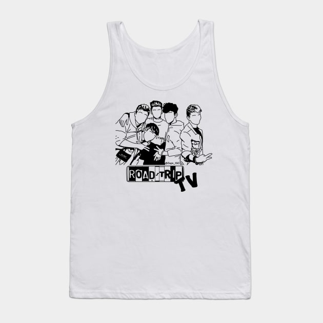 RoadtripTV Boyband Roadtrip Band Fanart Merch Design Tank Top by Zaps_ISO